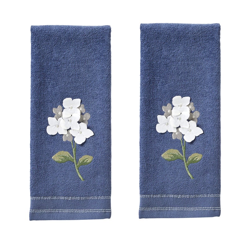 SKL Home Farm Hydrangea Hand Towel (2-Pack), Blue - Image 1